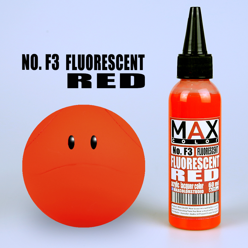 Max Color สีเรืองแสง สีอะคริลิคแลคเกอร์ สีสำเร็จรูป แอร์บรัชโมเดล กันพล ...