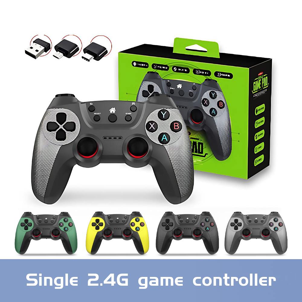 ของขวัญฟรีจาก Otg 2.4G จอยเกมไร้สาย Wireless Gaming Controller Gamepad ...