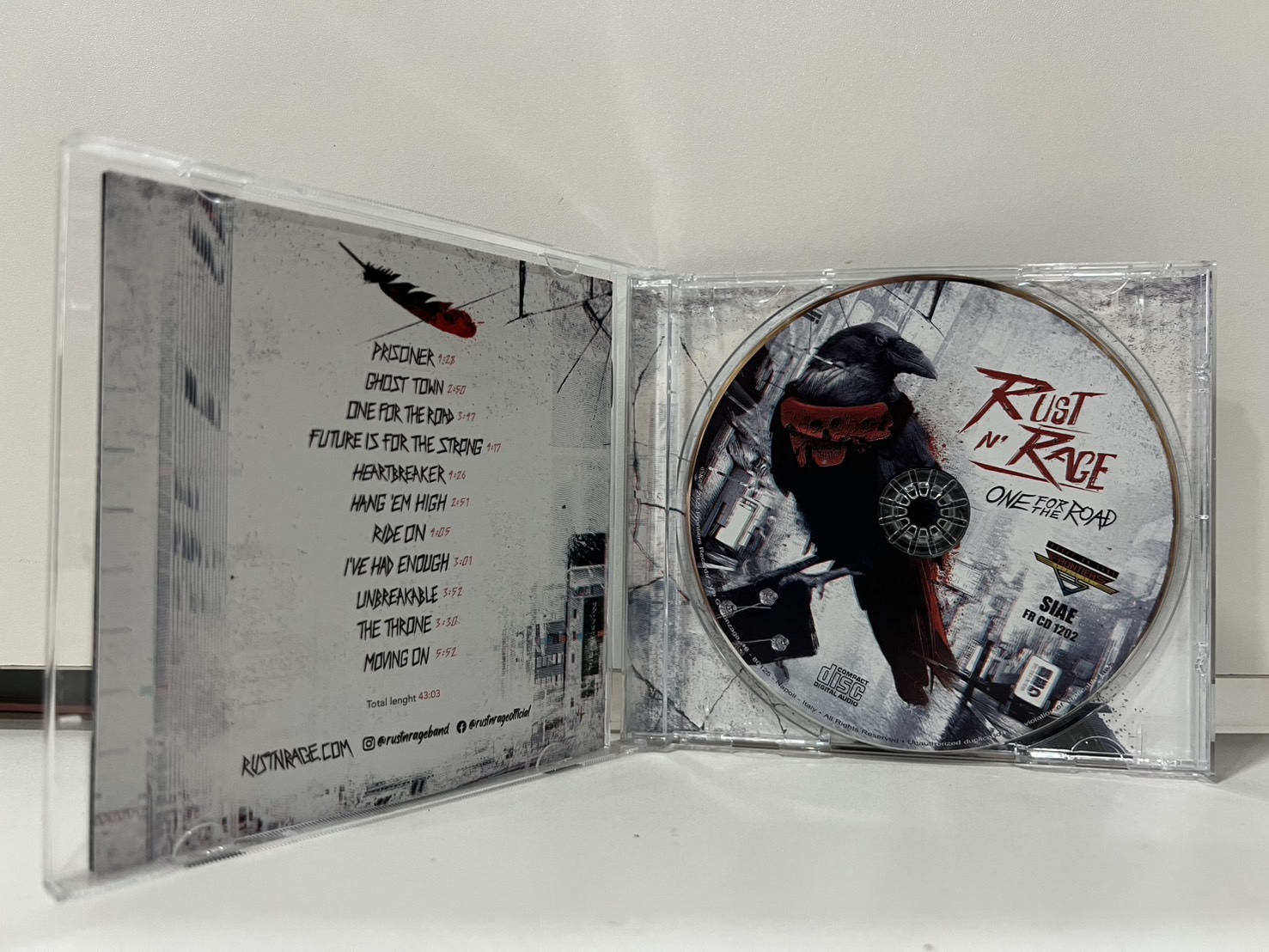 1 CD MUSIC ซีดีเพลงสากล RUST N RAGE ONE FOR THE ROAD (C17F61) | Shopee ...