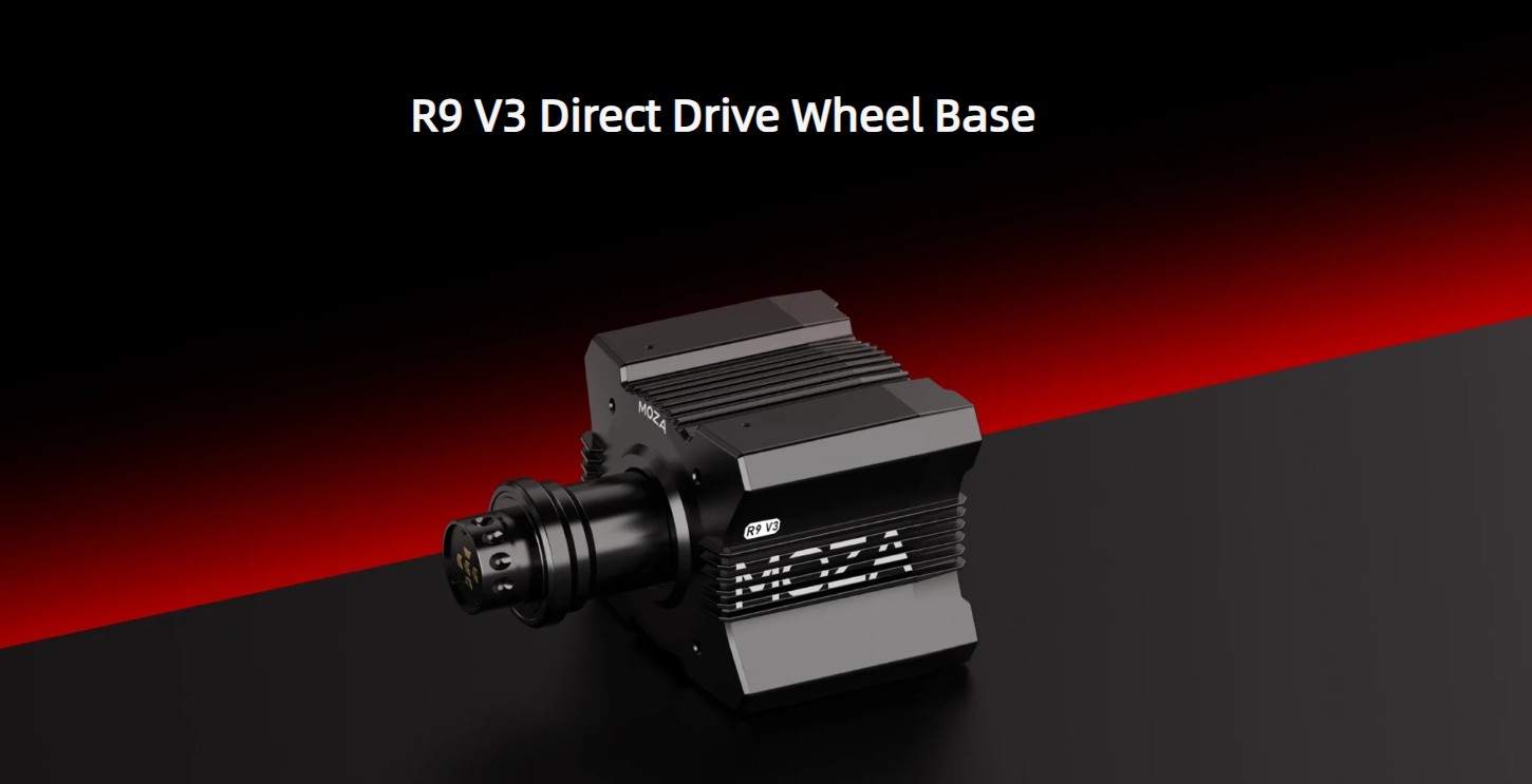 (เวอร์ชั่นใหม่) MOZA R9 V.3 Wheel Base รุ่น R9 MZ-RS080 (รองรับ PC ...