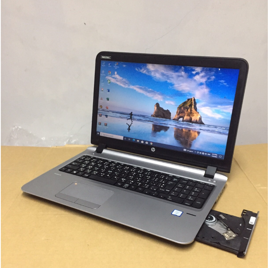 โน๊ตบุ๊คมือสอง HP Probook 450 G3 Celeron 3855U@1.60GHz(RAM:4gb/HDD