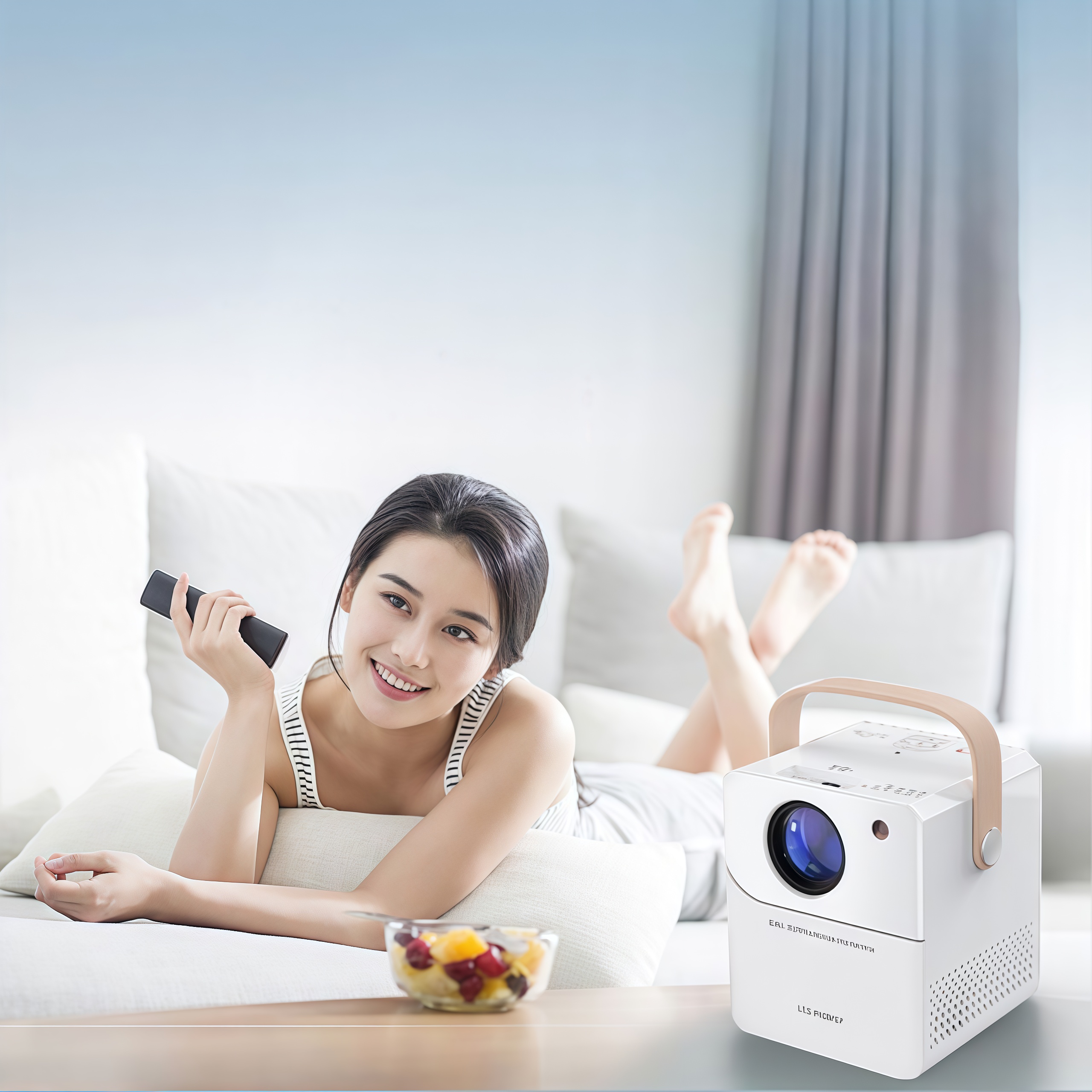 โปรเจคเตอร์มินิ projector CY303 โปรเจคเตอร์ดูหนัง WiFi 1920*1080P HD ...