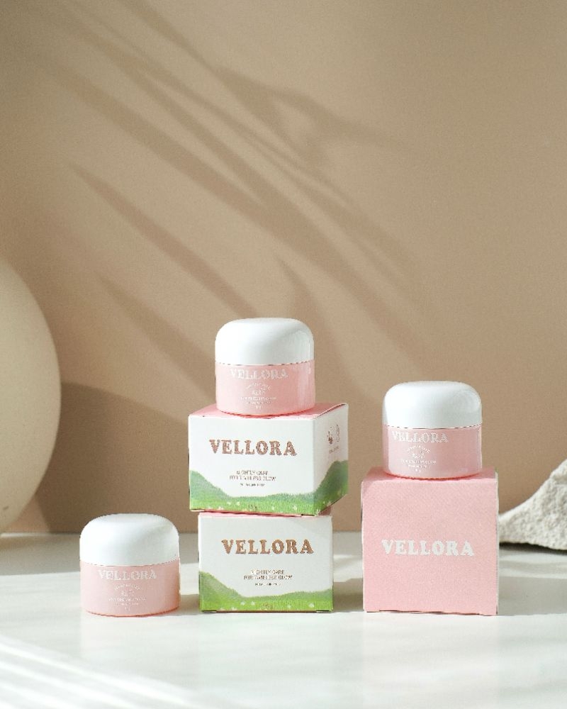 VELLORA (ไนท์ครีมหน้าใส) ลดจุดด่างดำ ฟื้นฟูผิวขณะหลับ ผิวเนียน กระจ่าง ...