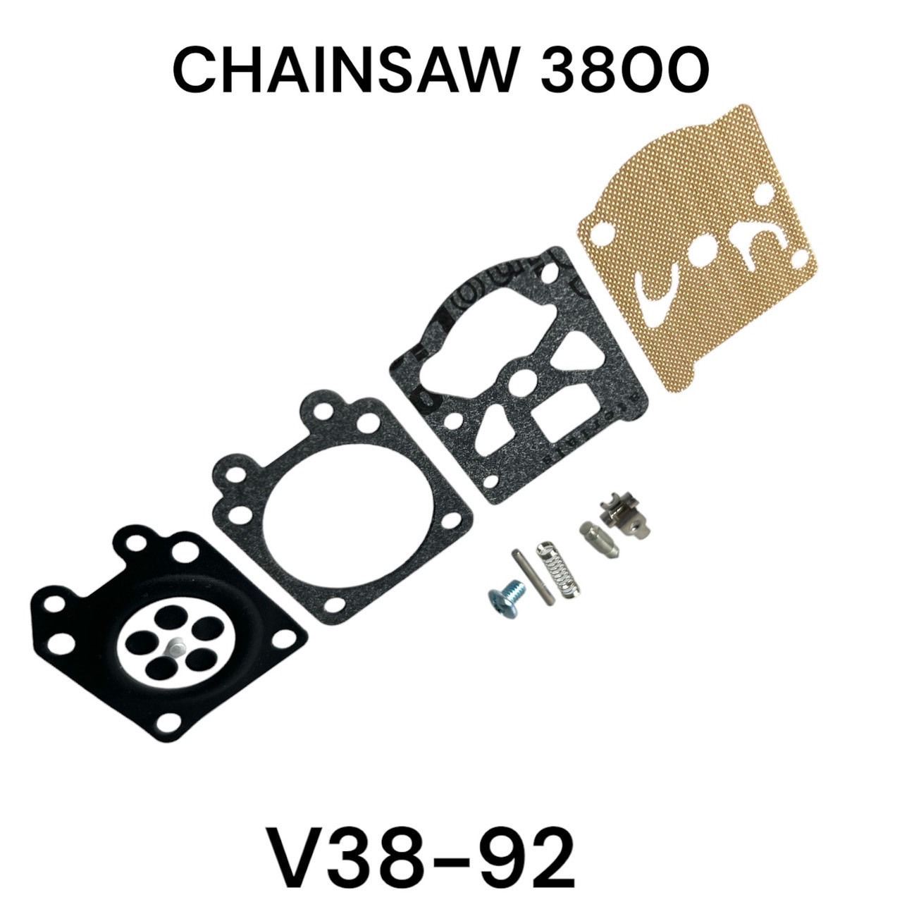 ชุดซ่อมคาร์บิว ผ้าปั๊มคาร์บิว อะไหล่เลื่อยโซ่ รุ่น 3800 Kanto CS1900 ...