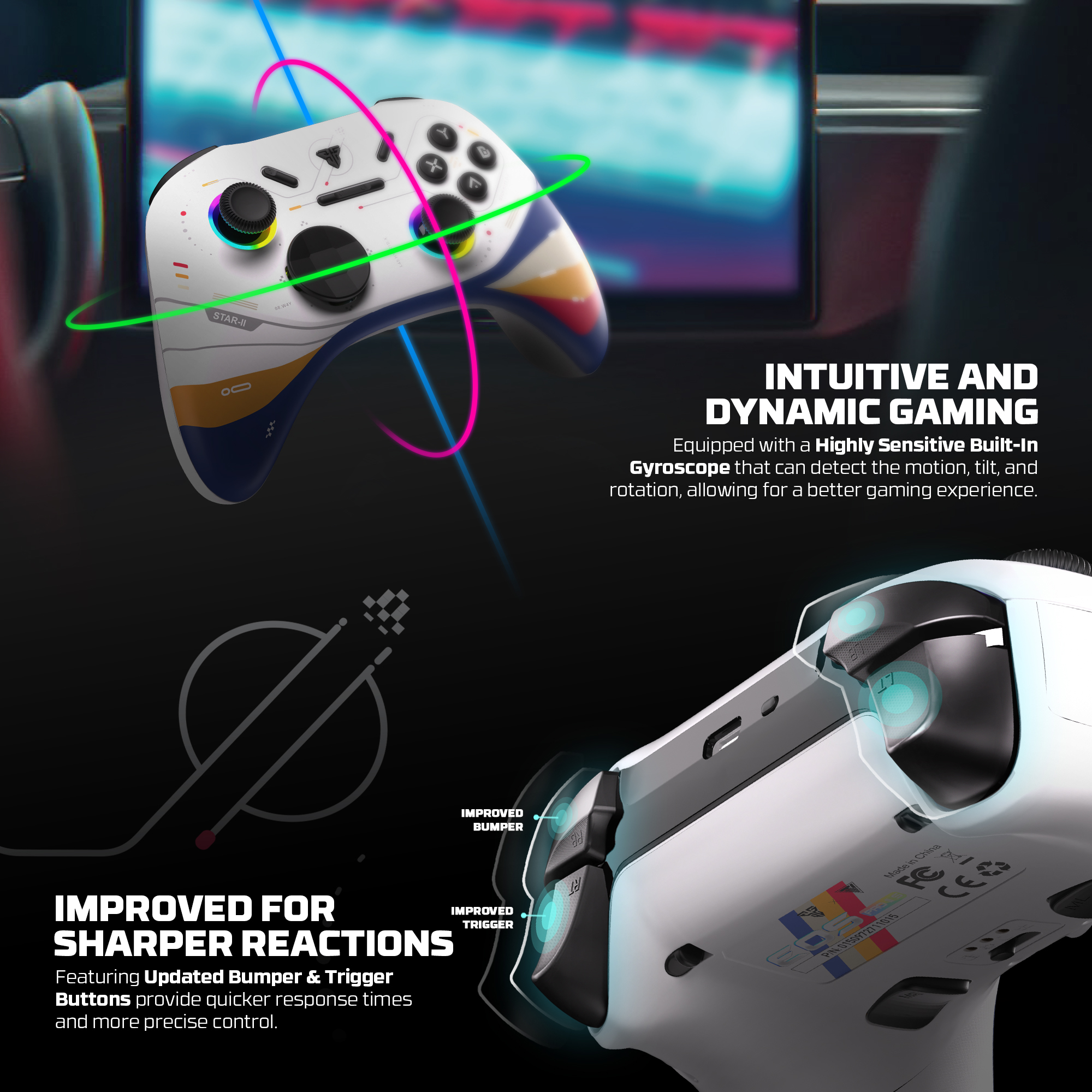 FANTECH Wireless gaming controller จอยเกมมิ่งไร้สาย / bluetooth รองรับ ...