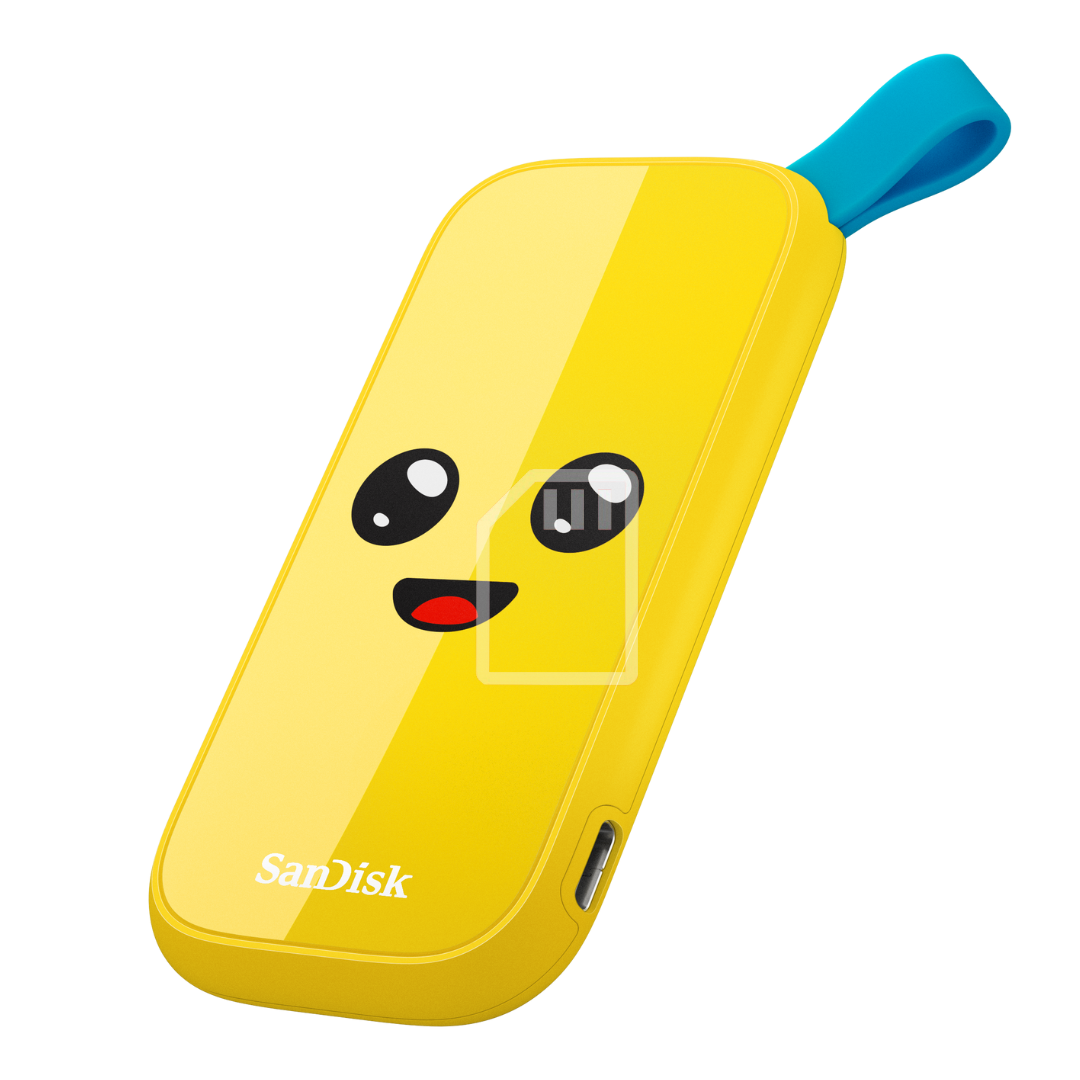SanDisk Fortnite Portable SSD 1TB 2TB – Peely Edition (SDSSDE30) Speed ...