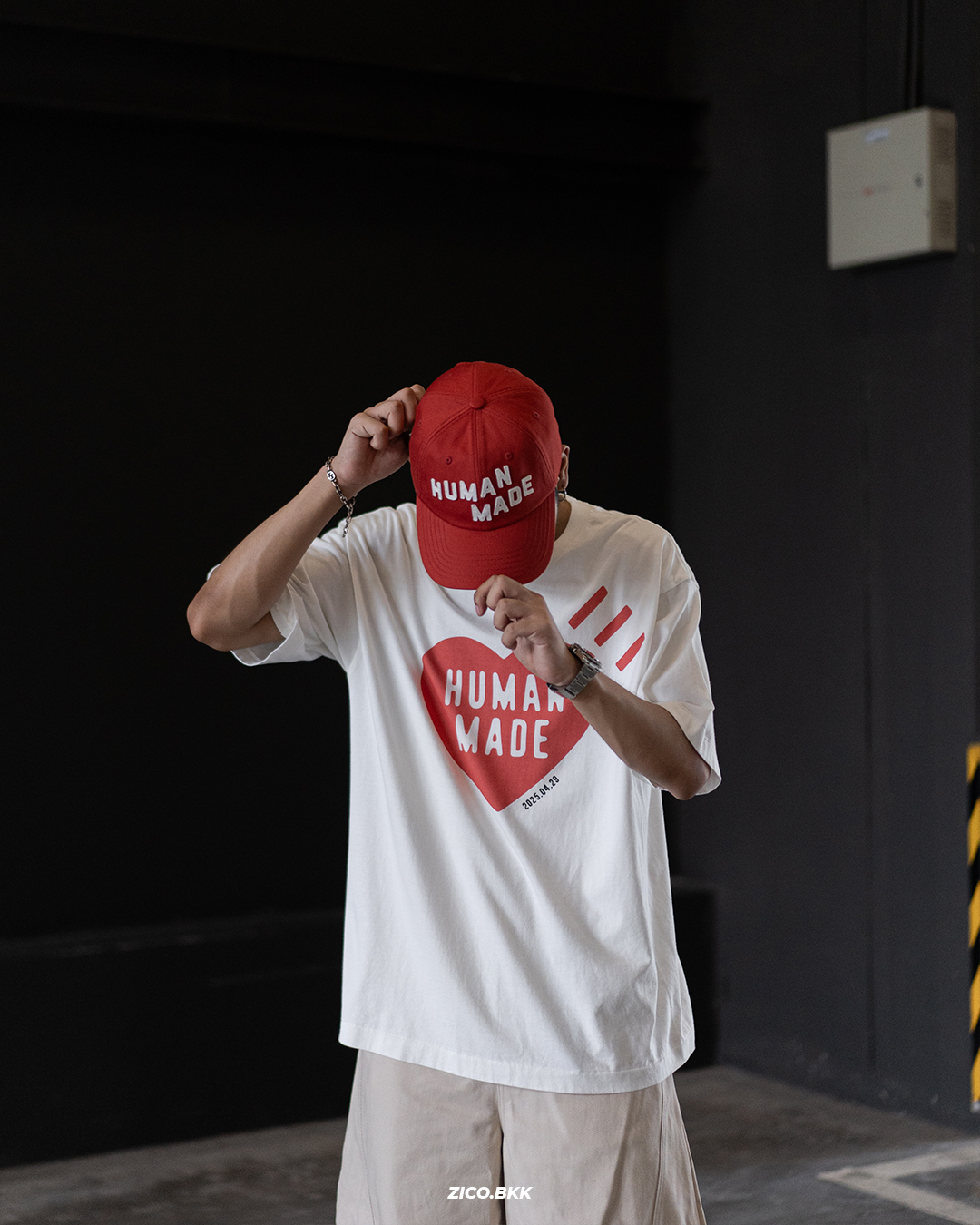 HumanMa 6 Panel Twill Cap (SS25) | Shopee Thailand