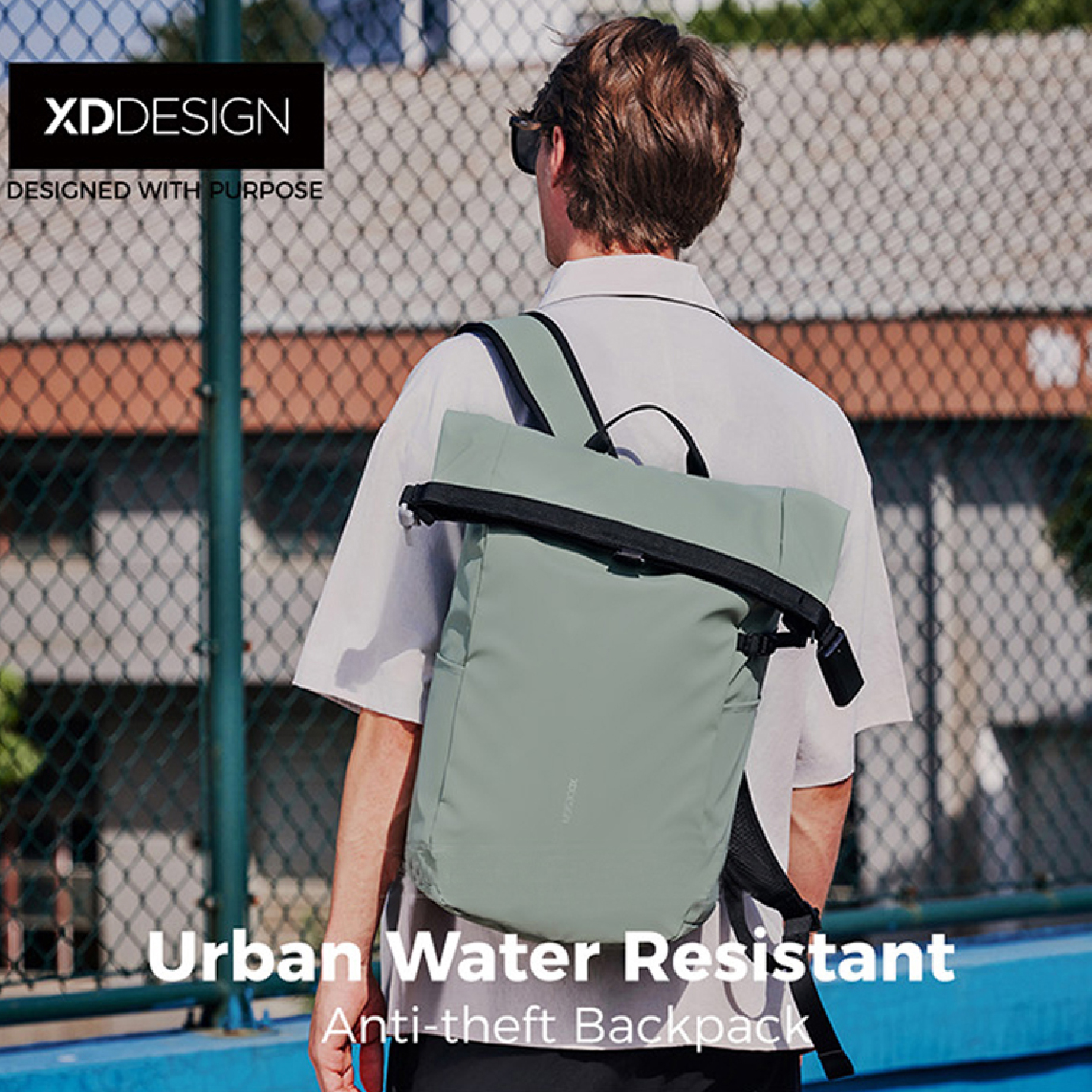 XD Design Urban Water Resistant Anti-theft Backpack Black | Shopee Thailand