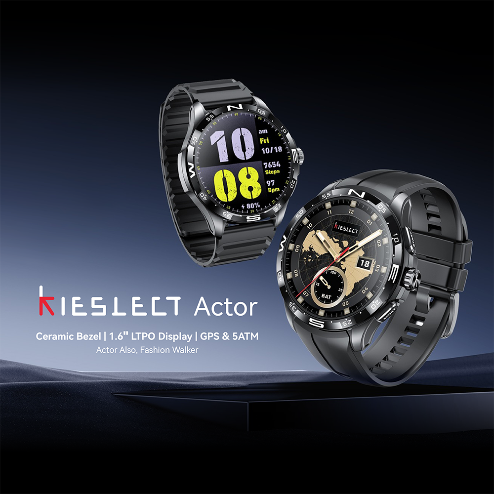 [ลดเหลือ 2392] Kieslect Actor สมาร์ทวอทช์ หน้าจอ LTPO ขนาด 1.6 นิ้ว มี ...