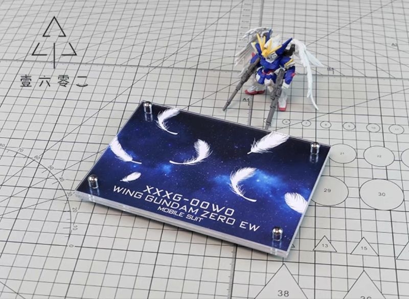 🔰พรี ฐานอะคริลิคใส ACTION BASE MGSD wing GUNDAM มีหลายแบบให้เลือก ...