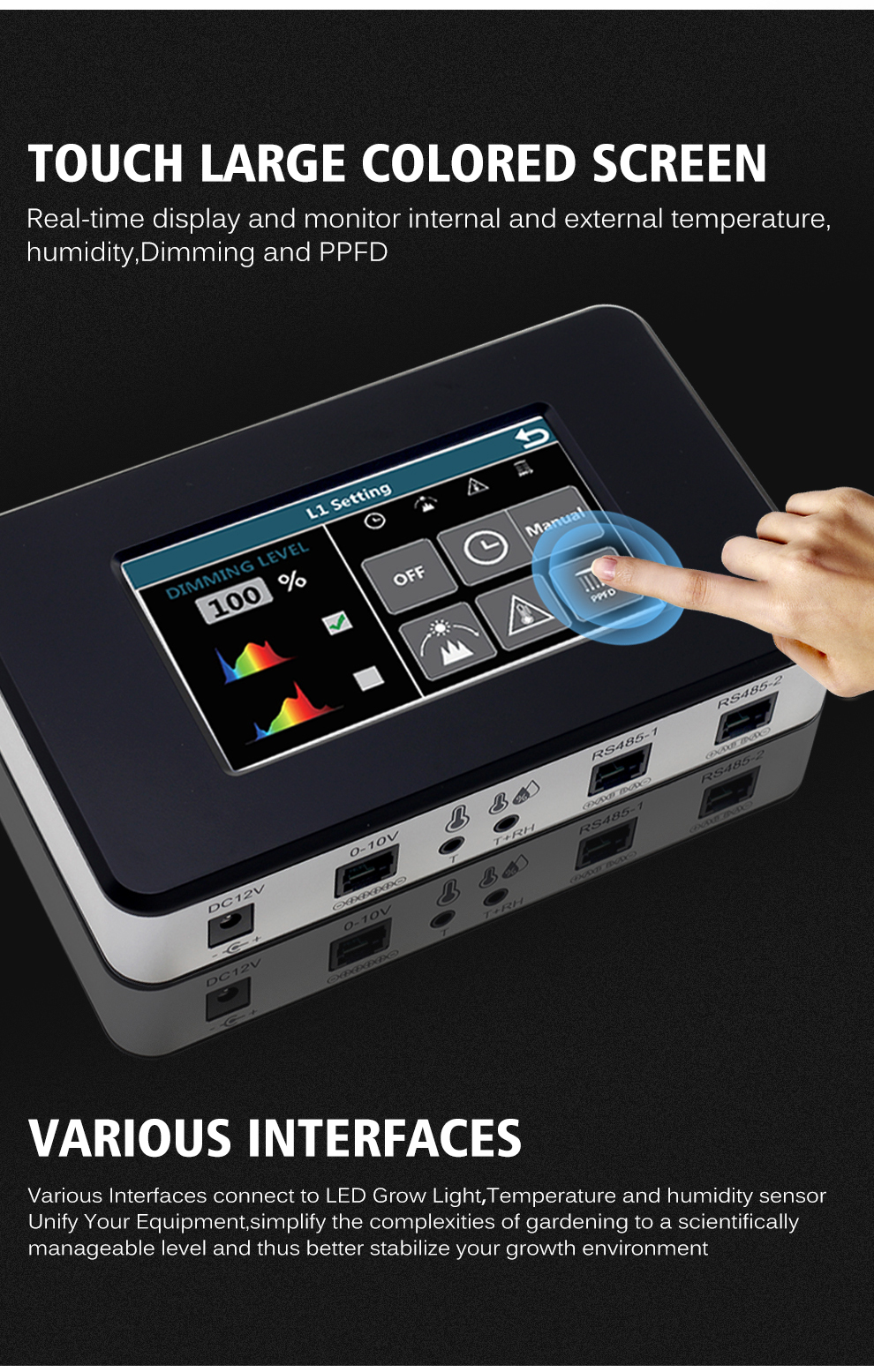 Smart Grow Light Controller ตัวควบคุมอัจฉริยะสำหรับโคมไฟ LED สำหรับการ ...