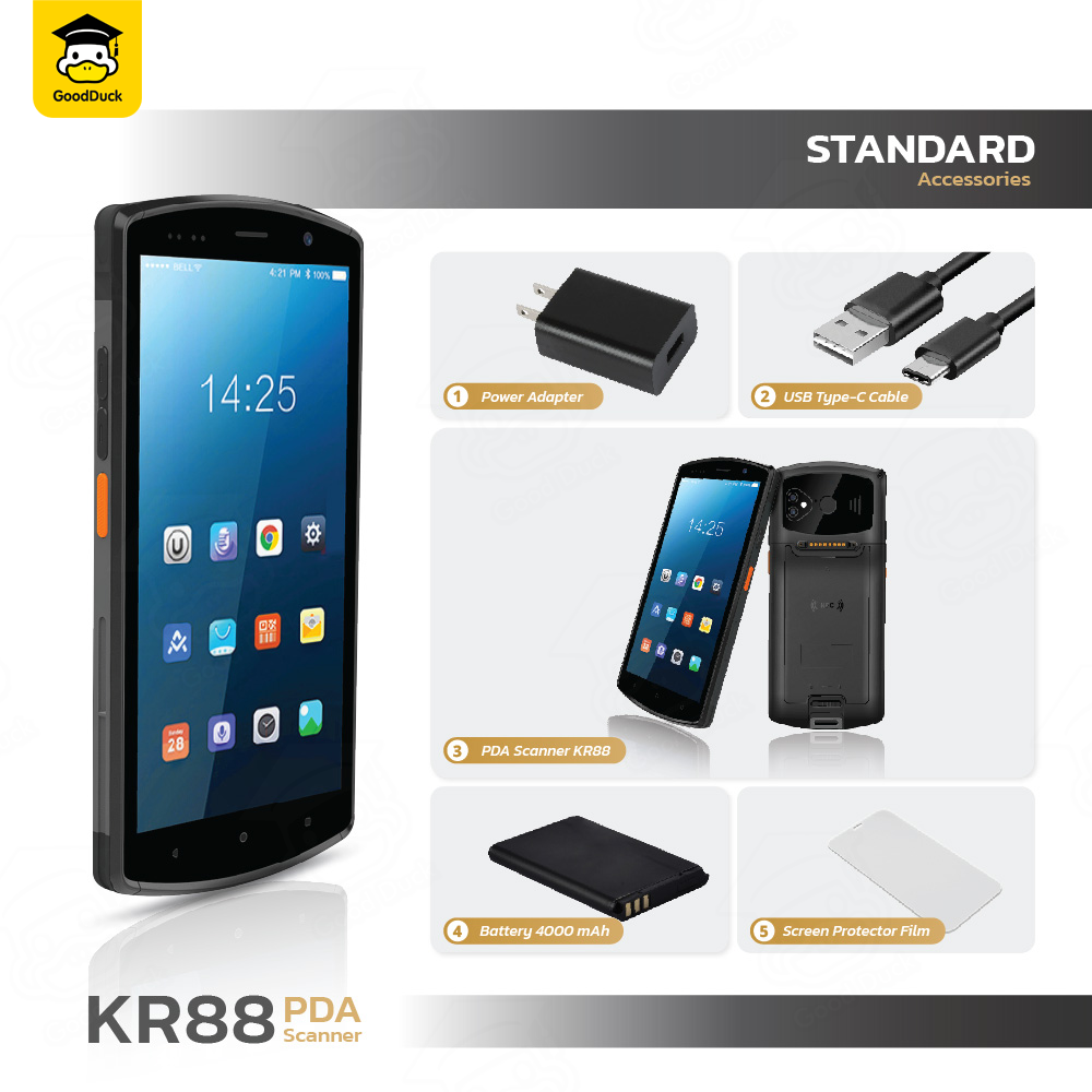 เครื่องสแกนบาร์โค้ด เครื่องนับสินค้าคงคลัง PDA IT68 IT88 Android 4G ...