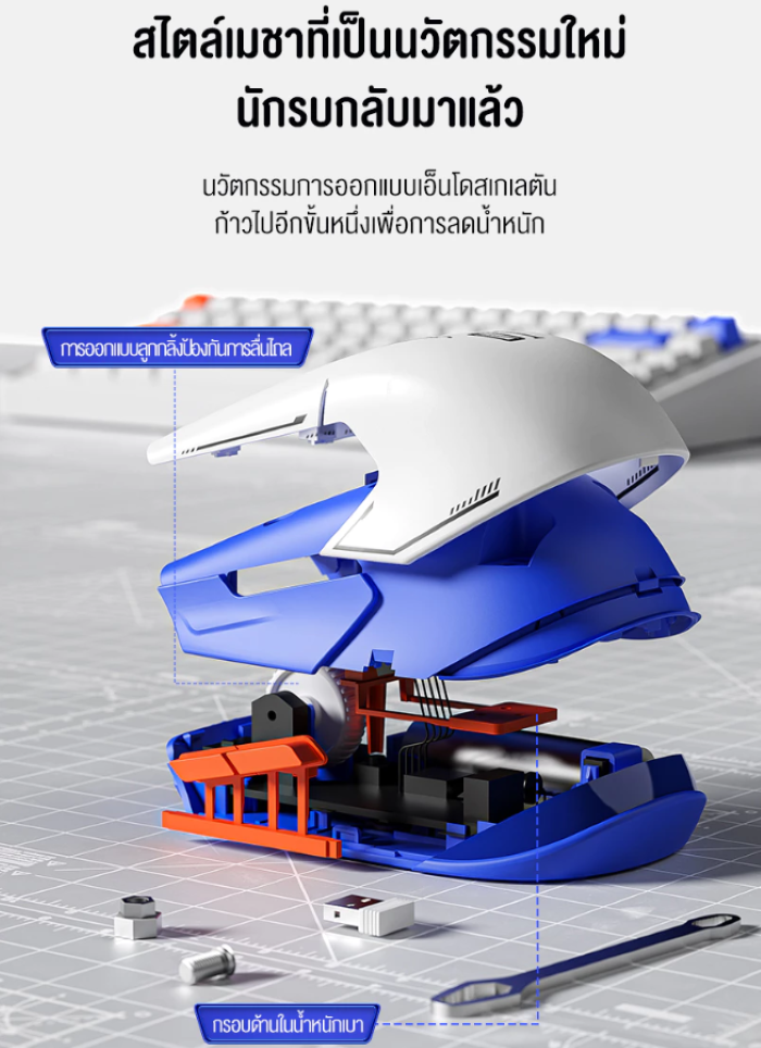 【HOT】NETPAC Wireless Mouse เมาส์ไร้สา เมาส์บลูทูธ 2.4Ghz Bluetooth 4.0 ...