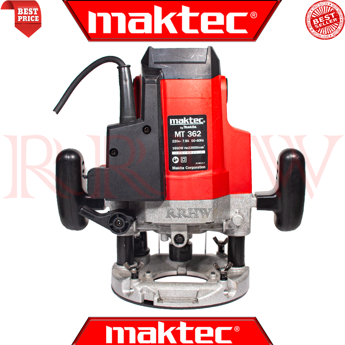 💥 MAKTEC Router เร้าเตอร์ เครื่องเซาะร่องไม้ ชุดดอกเร้าเตอร์ 12ดอก ...