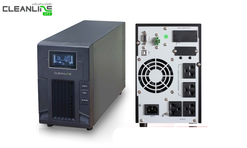 CLEANLINE UPS PS-1000(1000VA/720W)(Pure Sine Wave Output)ประกันศูนย์ ...