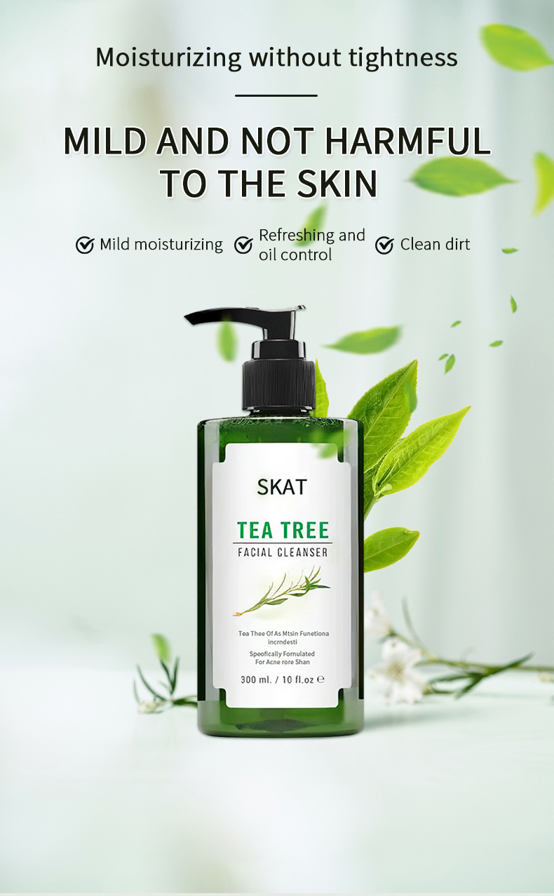 สุดคุ้ม! SKAT Tea Tree Facial Cleanser, ให้ความชุ่มชื้น, ให้ความชุ่ม ...