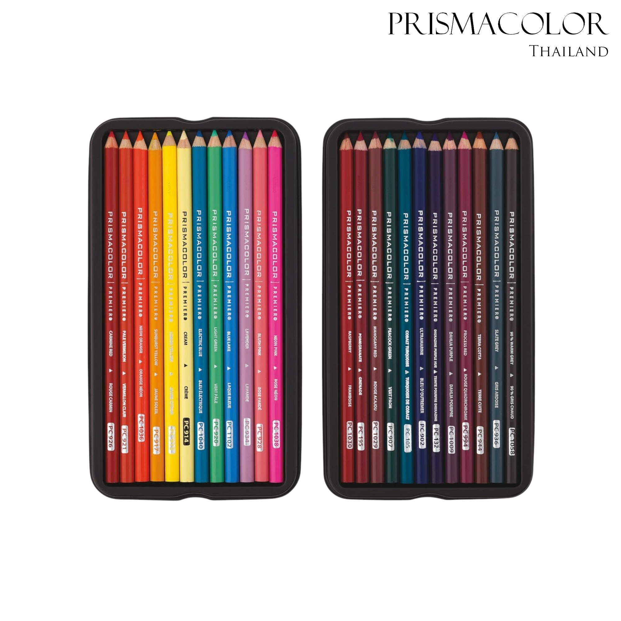 ดินสอสีไม้ Prismacolor Premier Soft Core Highlighting Shading 24 สี ...