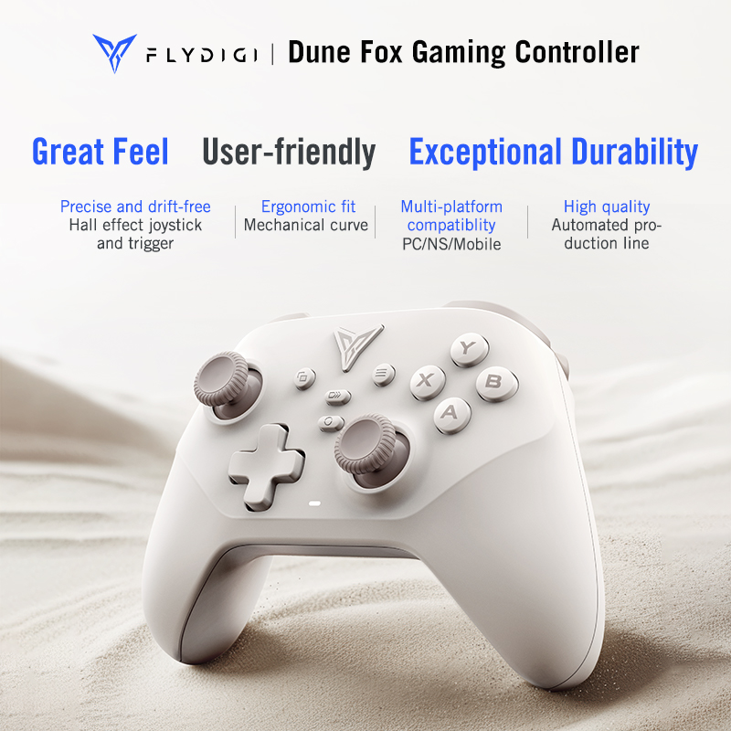FLYDIGI Dune Fox จอยเกม มีปุ่ม Turbo ในตัว จอยเกมส์ Multi-Platform Controller รองรับ PC / Windows, Nintendo Switch, Android Native, iOS Native