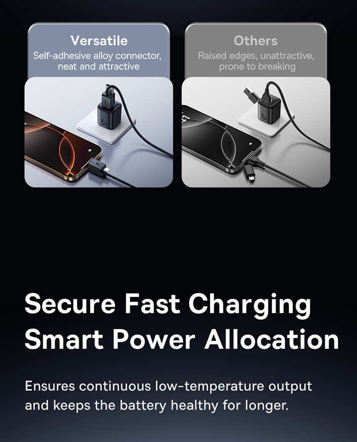Baseus สายชาร์จเร็ว แบบถอดหัวได้ รุ่น Versatile Two-for-Two Fast ...