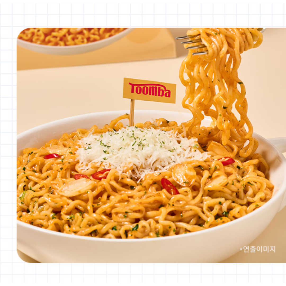TOOMBA Shin Ramyun 4 ซอง ชินรามยอน ทุมบา แบบแห้ง รสเผ็ด สูตรครีม 신라면 툼바 ...