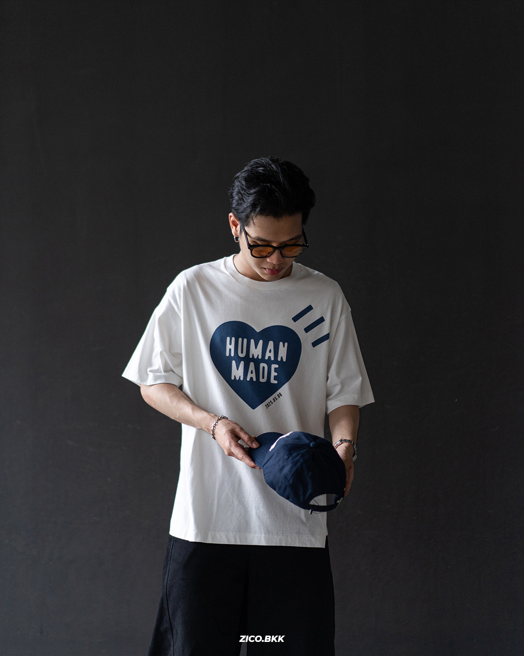 HumanMa 6 Panel Twill Cap (SS25) | Shopee Thailand