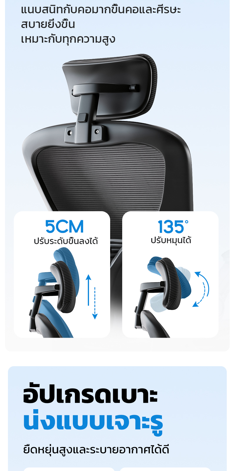 Xpanse เก้าอี้คอม เก้าอี้ทำงาน ergonomic chair เก้าอี้สุขภาพ เก้าอี้สํานักงาน ตาข่ายเต็มรูปแบบน้ําหนักแบริ่ง 200KG
