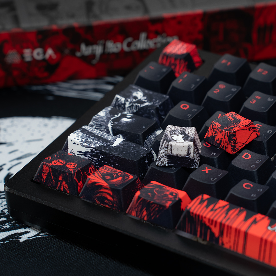 Set Keycap “EGA X JUNJI ITO COLLECTION” เซ็ทคีย์แคป Full Set 128 Key ...