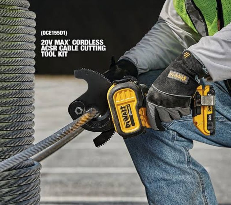 DEWALT เครื่องตัดสายเคเบิ้ล รุ่น DCE150 20V (เฉพาะตัวเครื่องไม่รวมแบต ...