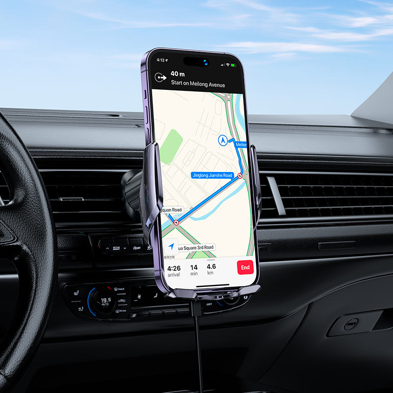 จัดส่งด่วน Hoco CA202 Plus Car wireless charger for air outlet ขาตั้ง ...