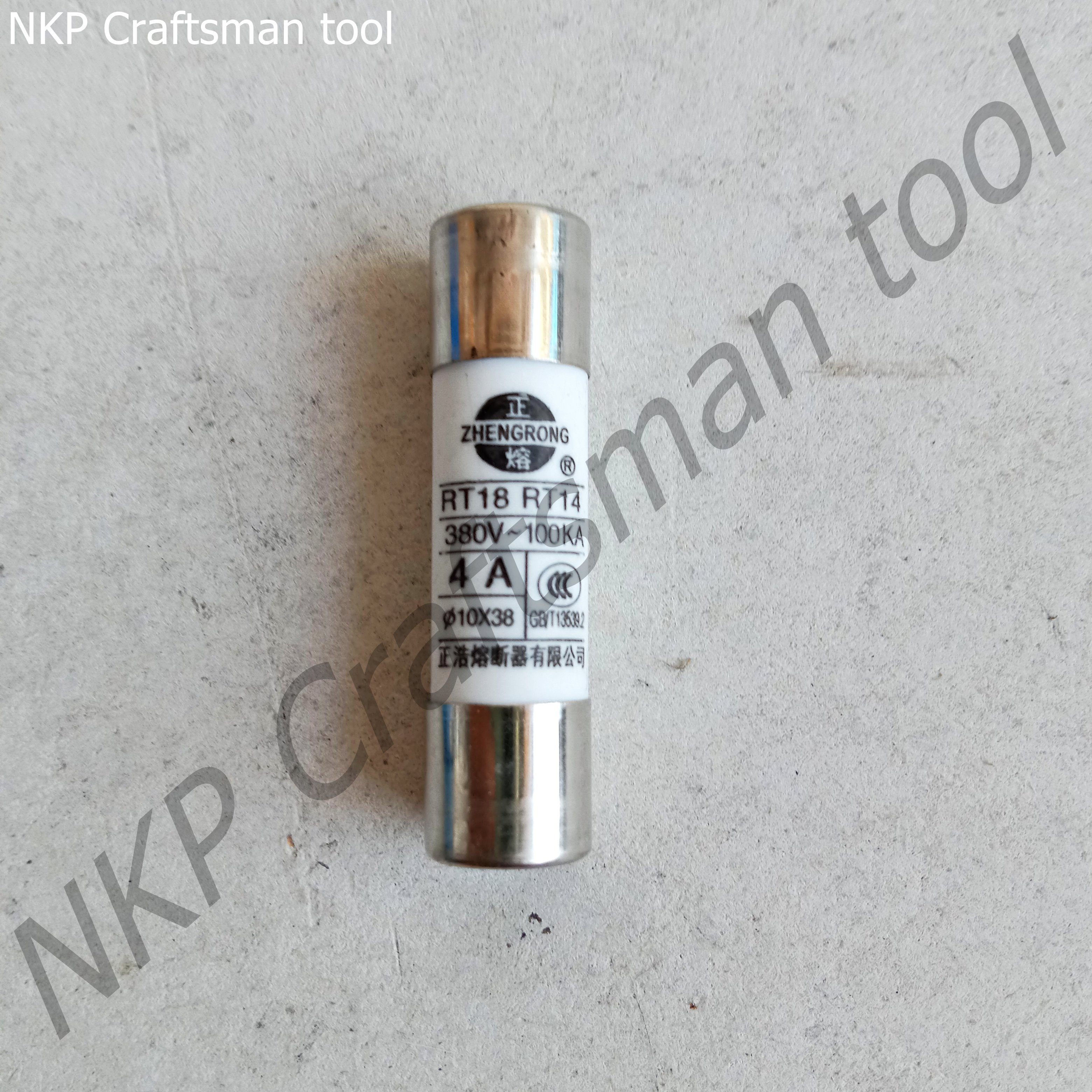 ฟิวส์กระเบื้อง ลูกฟิวส์ ขนาด Ø10x38 380V 500V ใช้กับฐานฟิวส์ (RT18 RT14 ...