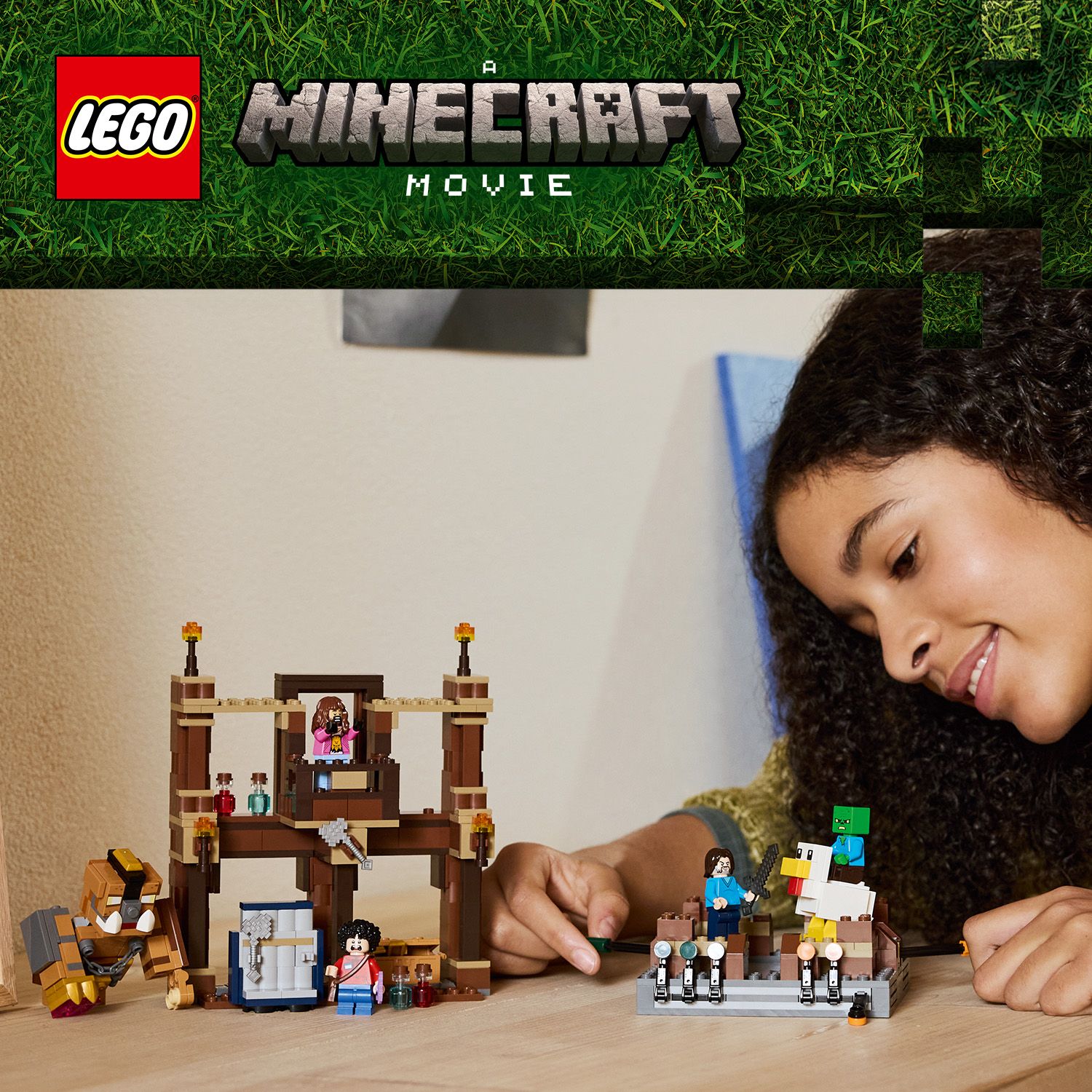 LEGO Minecraft 21272 Woodland Mansion Fighting Ring (491pcs.), Building ...