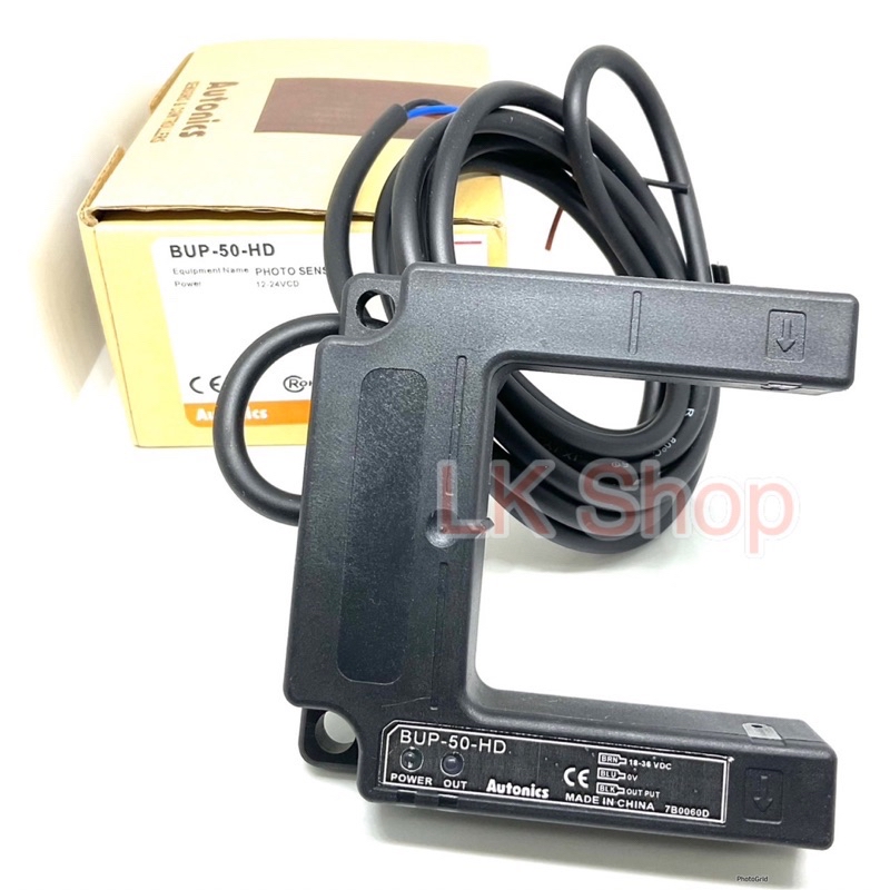 BUP-50-HD sensor เซ็นเซอร์ ก้ามปู 3 สาย ระยะตรวจจับ 30มิลลิเมตร เป็นโฟโ ...