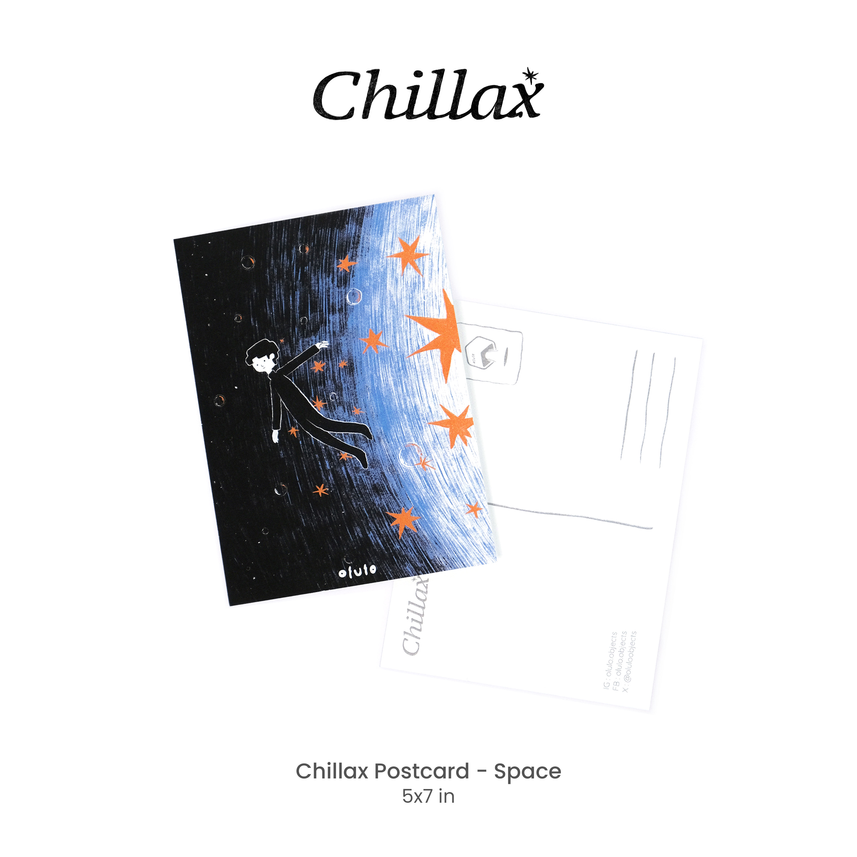 olulo Chillax - Postcard (Original Artwork by olulo.objects) | Shopee ...