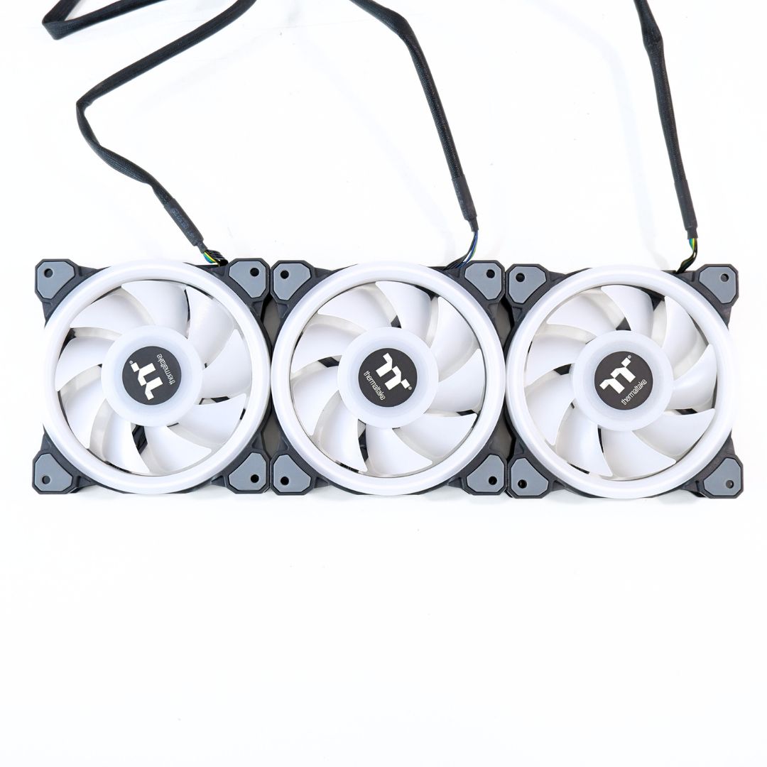CASE FAN (พัดลมเคส) THERMALTAKE RIING QUAD 12 RGB RADIATOR FAN TT ...