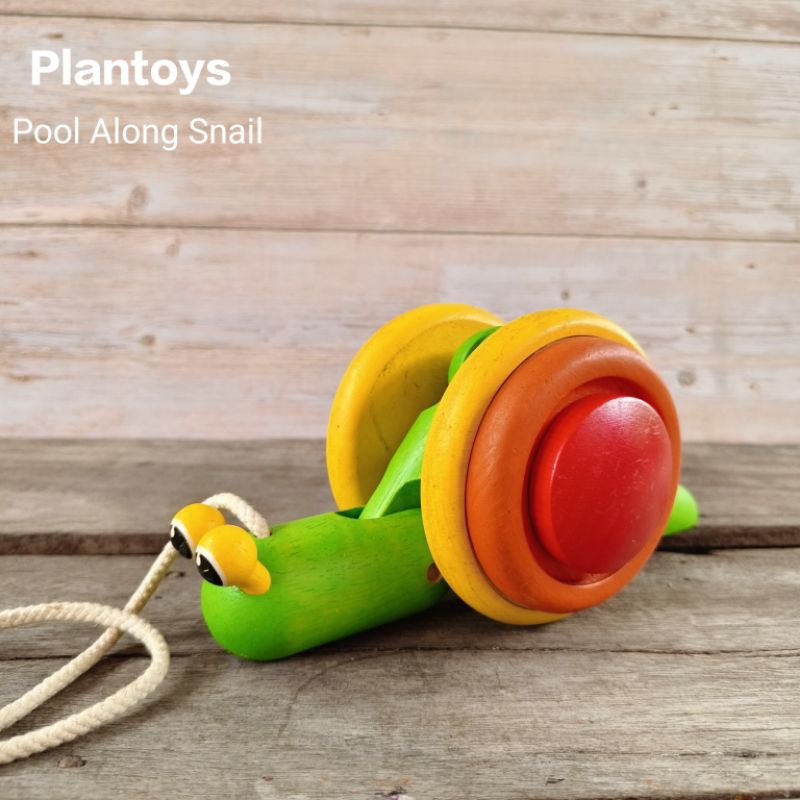 รถไม้ลากจูง แบรนด์ Plantoys มือสอง หลายรุ่น Dancing Alligator /Pull ...