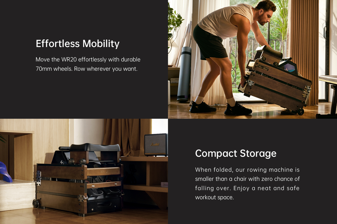 Kingsmith Water Rowing Machine WR20 กรรเชียงบกออกำลังกาย เทคโนโลยี ...