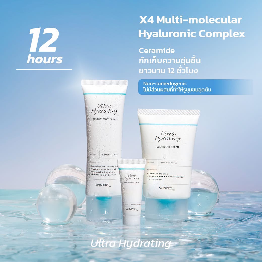 SKINPRO Rx Ultra Hydrating Moisturizing Cream มอยซ์เจอร์ไรเซอร์สูตร ...