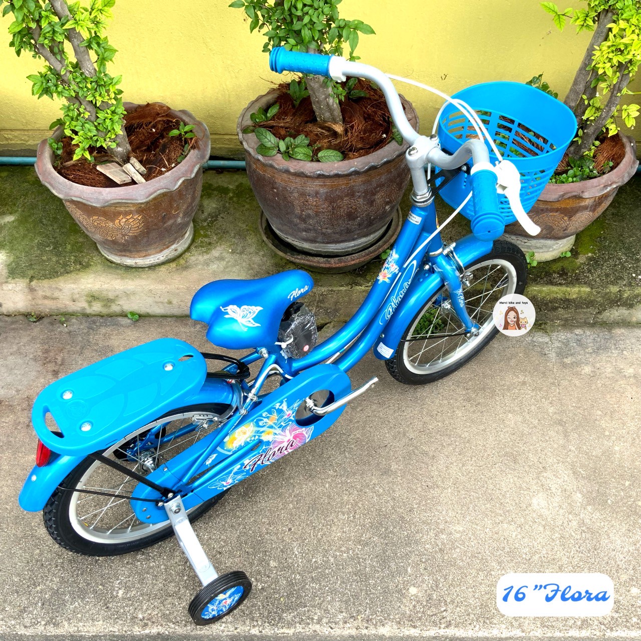 🔥โค้ดลดแรง🔥❤️LA Bicycle❤️ จักรยานเด็ก 16นิ้ว Flora ฟลอร่า