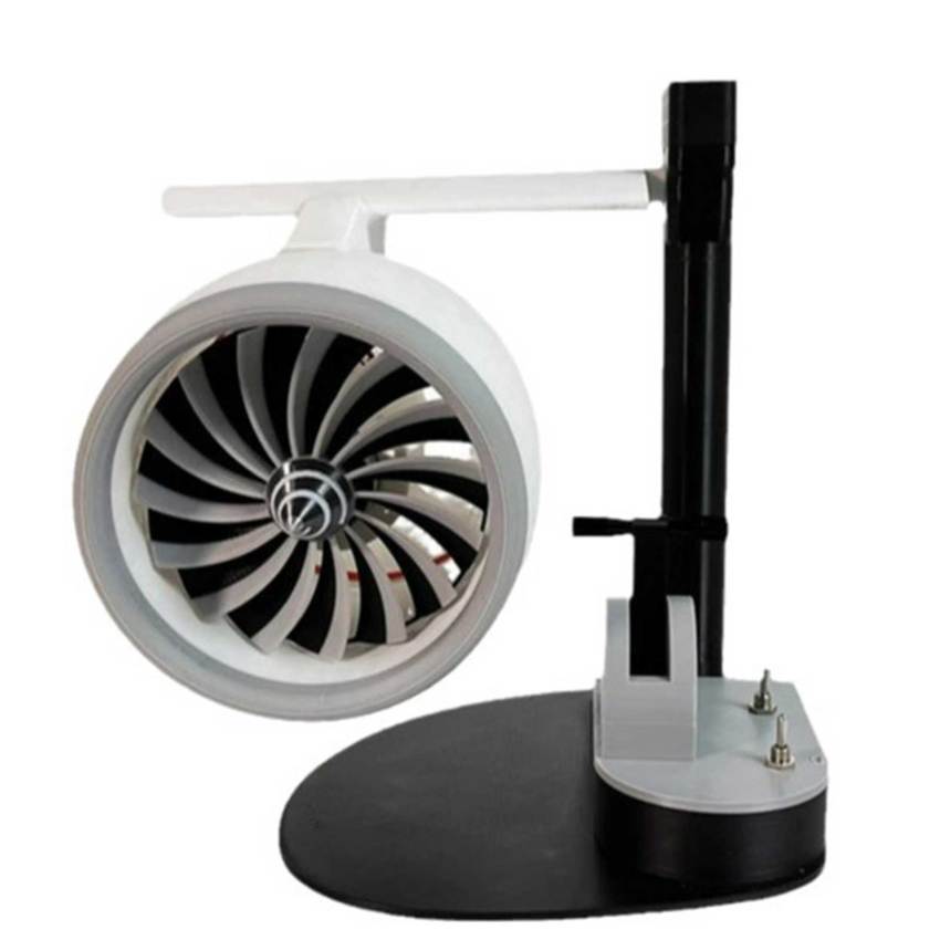 Desktop Turbine Fan - Jet Engine Style Cooling Fan with Mist & RGB ...