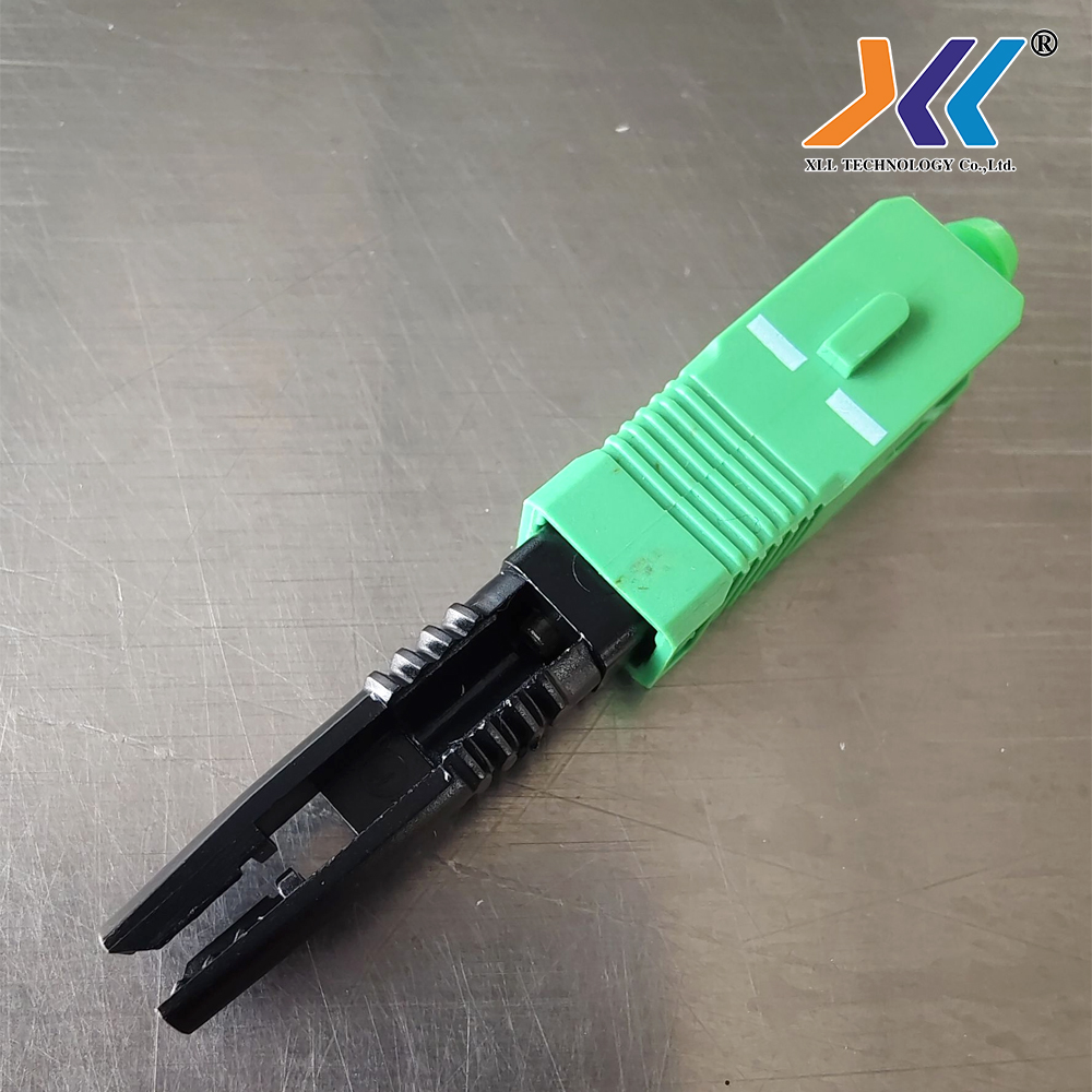 SC Connector APC หัวไฟเบอร์ออฟติกแบบ Fast Connector เปิดฝาไม่ได้ 10ชิ้น ...
