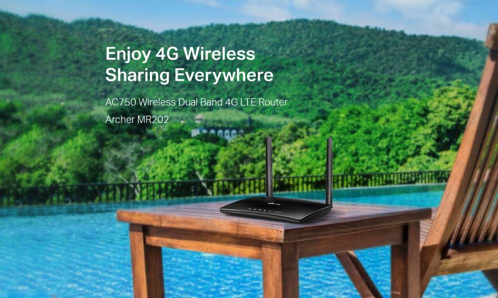 เราเตอร์ TP-Link Network Archer MR202 AC750 Wireless Dual Band 4G LTE ...