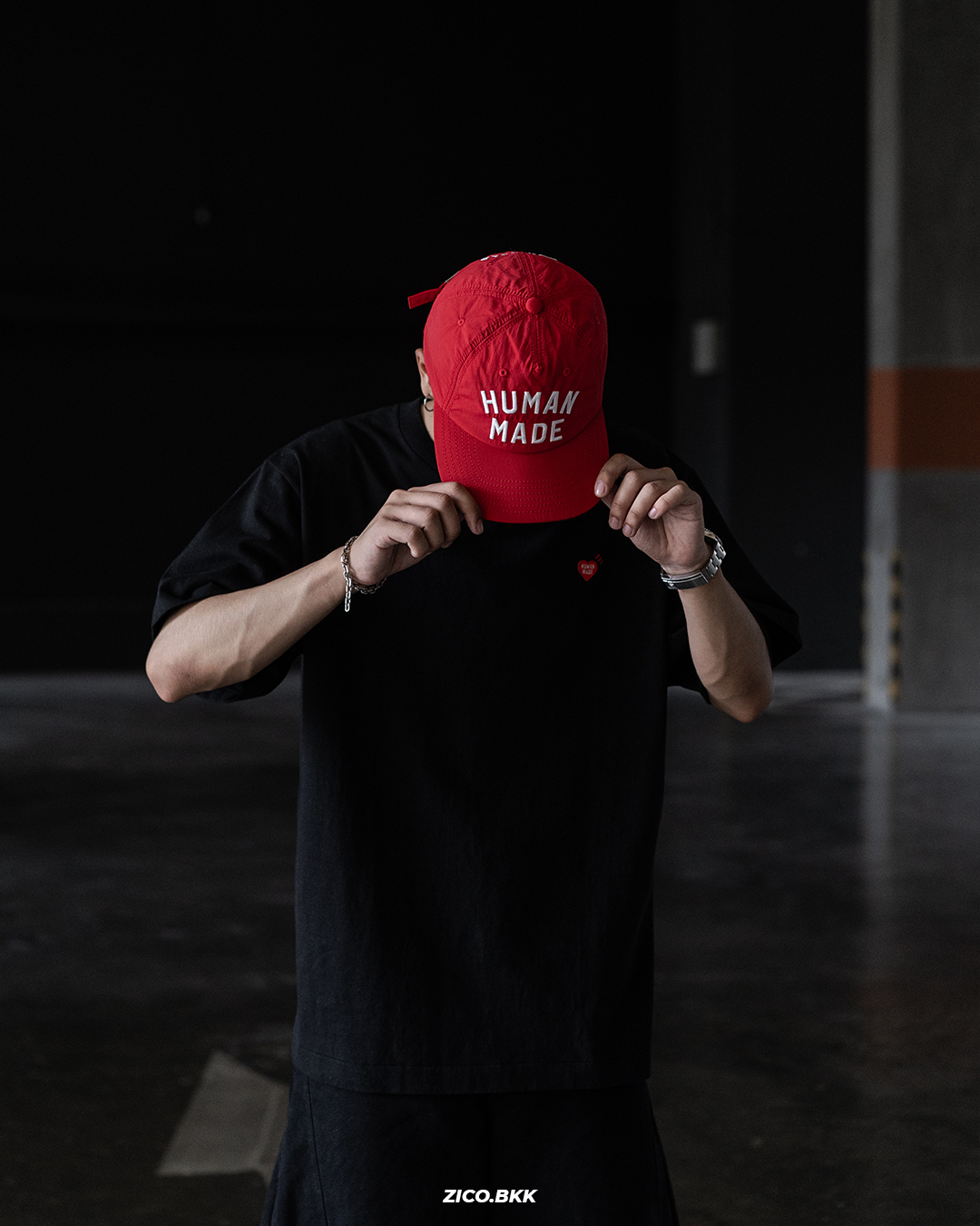 HumanMa 5 Panel Nylon Cap (HM30GD070) | Shopee Thailand