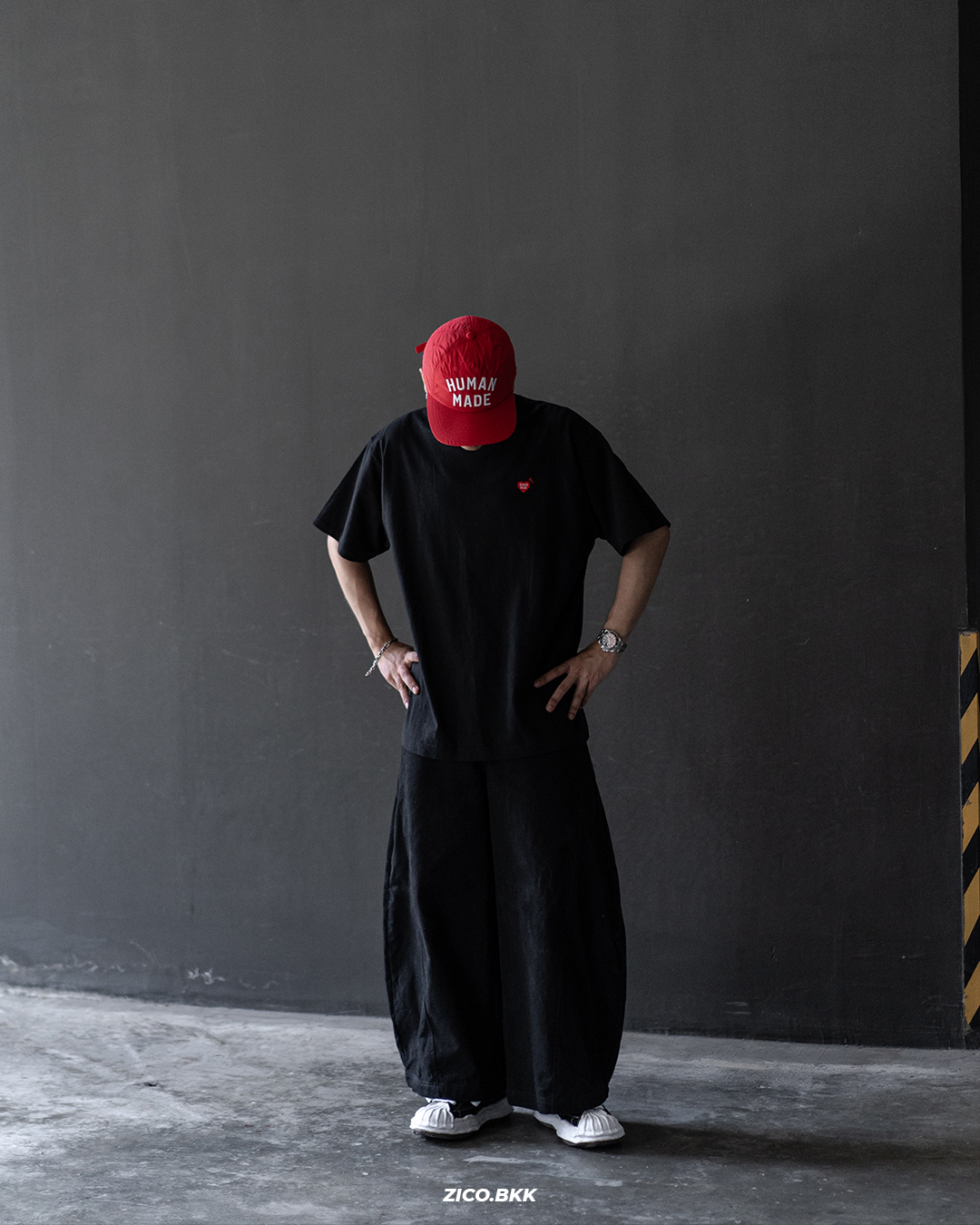 HumanMa 5 Panel Nylon Cap (HM30GD070) | Shopee Thailand