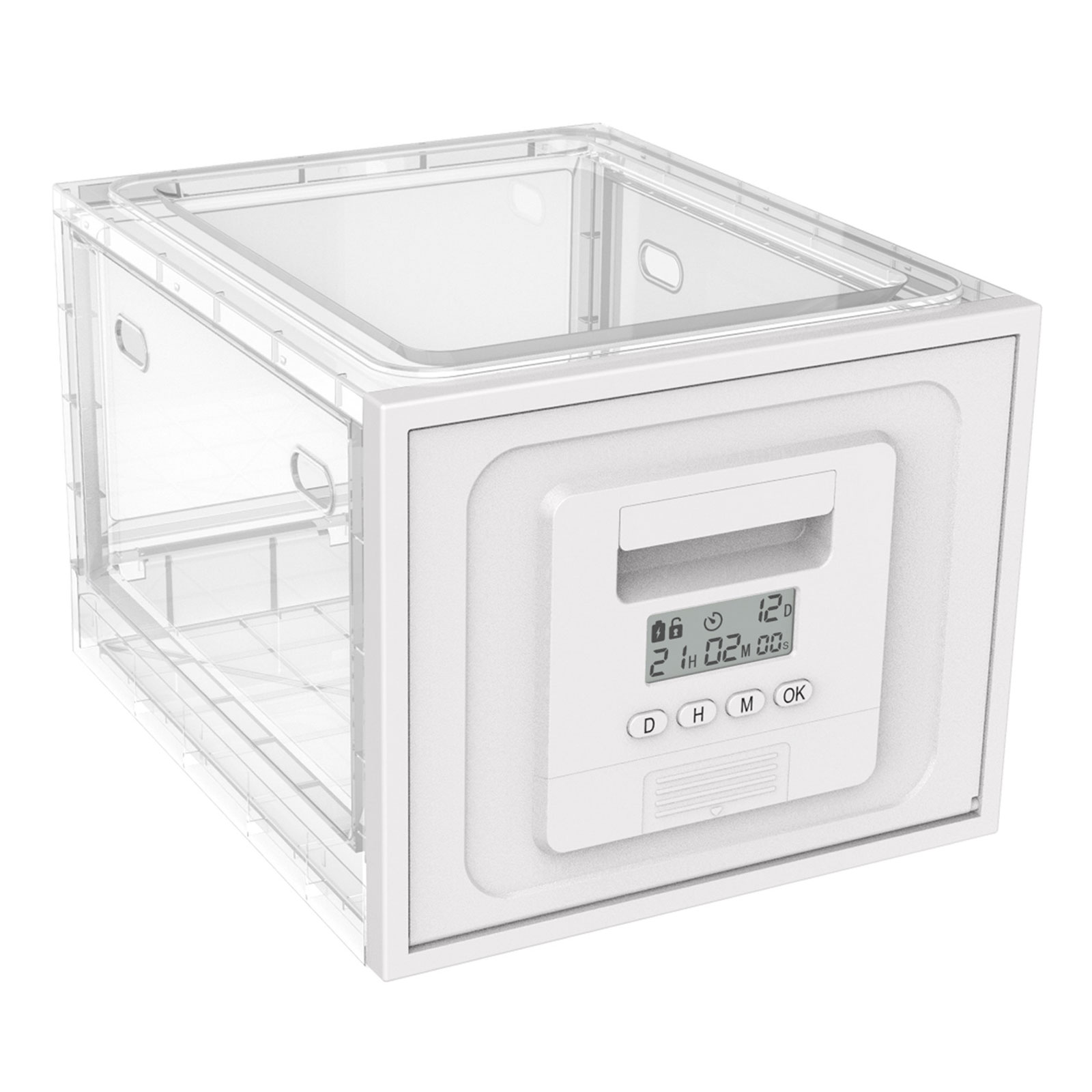 LOCAL Timed Lock Box Locked Container Plastic Phone Lock Box with Timer ...