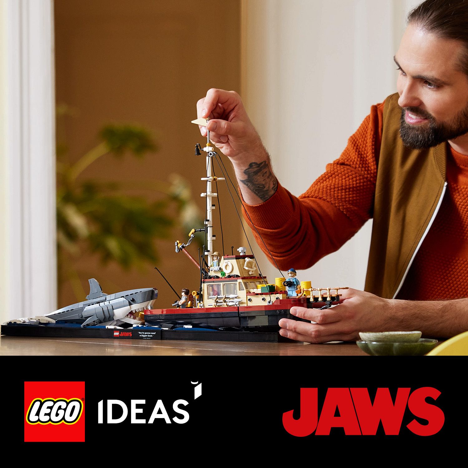 LEGO Ideas 21350 Jaws (1503 pieces),Building Blocks,Kids Toy | Shopee ...