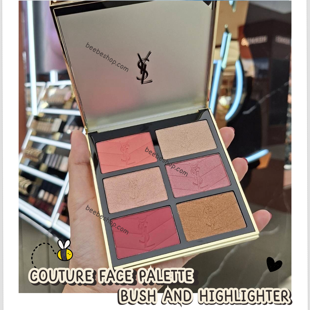 ลิมิเต็ด อิดิชั่น YSL Couture Face Palette Bush And Highlighter 27 กรัม ...