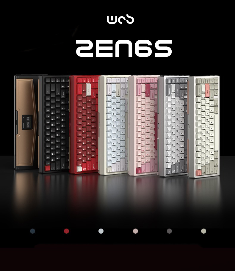 (พร้อมส่งจากไทยส่งด่วนวันเดียว)WOB Lab ZEN65 Zen 65 Coral Red 3 ...