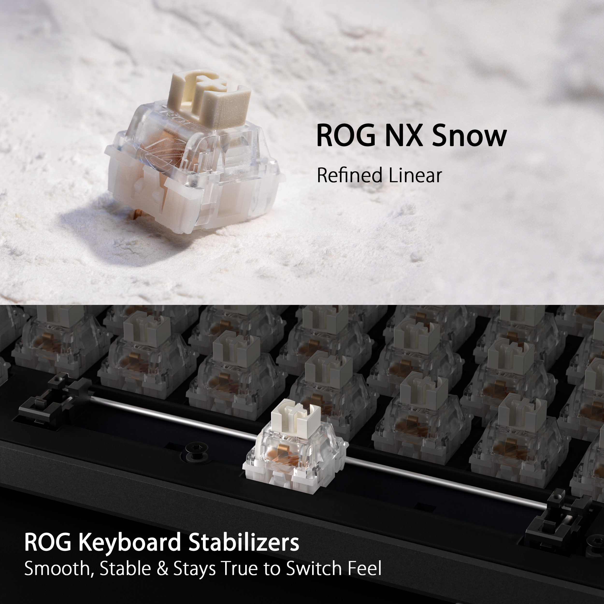 ASUS ROG Strix Scope II 96 Wireless Snow/Storm Switch คีย์บอร์ดเกมมิ่ง ...