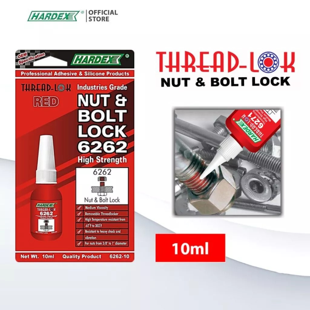 น้ำยาล็อกเกลียว น้ำยากันคลาย น้ำยาล็อกน็อต เบอร์ Hardex Thread-locker ...