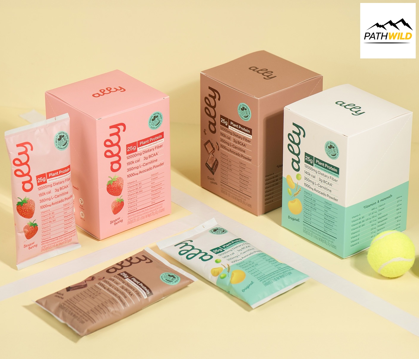 Ally Powder ออลลี่ พาวเดอร์ โปรตีนพืช ชงดื่มทดแทนมื้ออาหารได้ เสริมด้วย ...